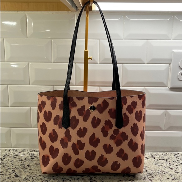 Kate Spade Molly Leopard Small Tote NWOT - Picture 10 of 10